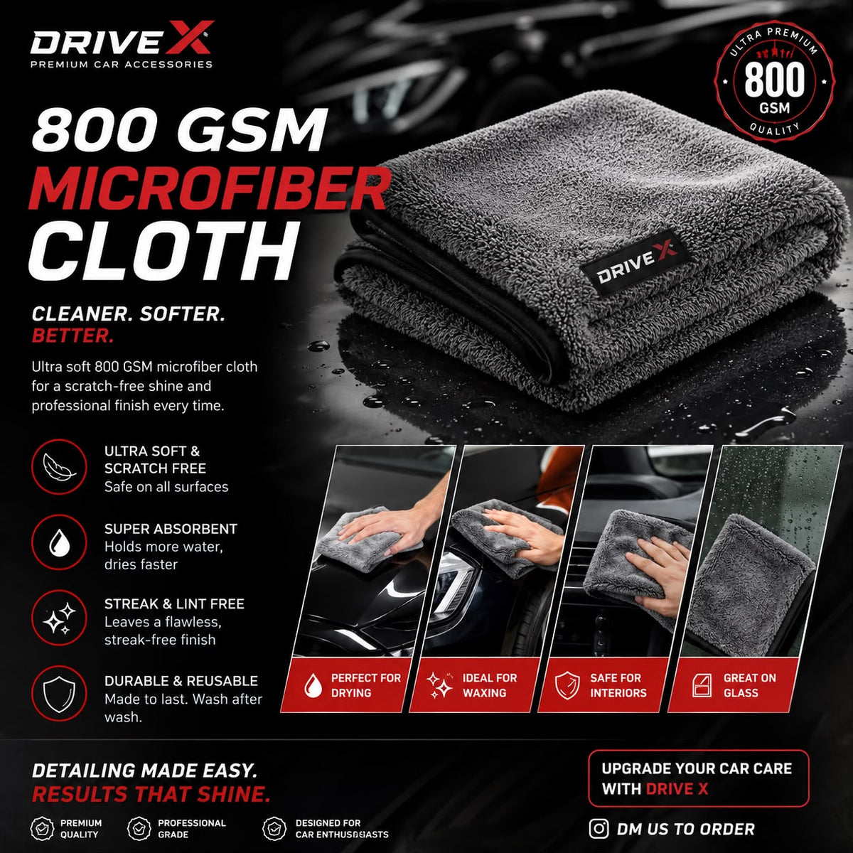 Microfibre Cloth (800GSM)