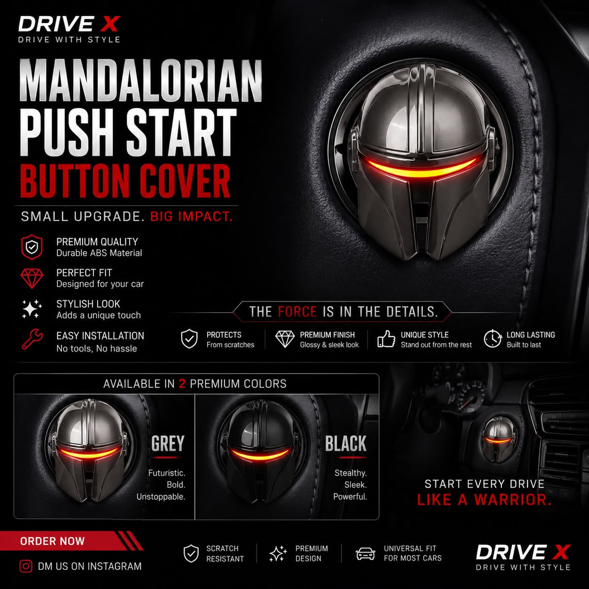 Pushstart Button Cover