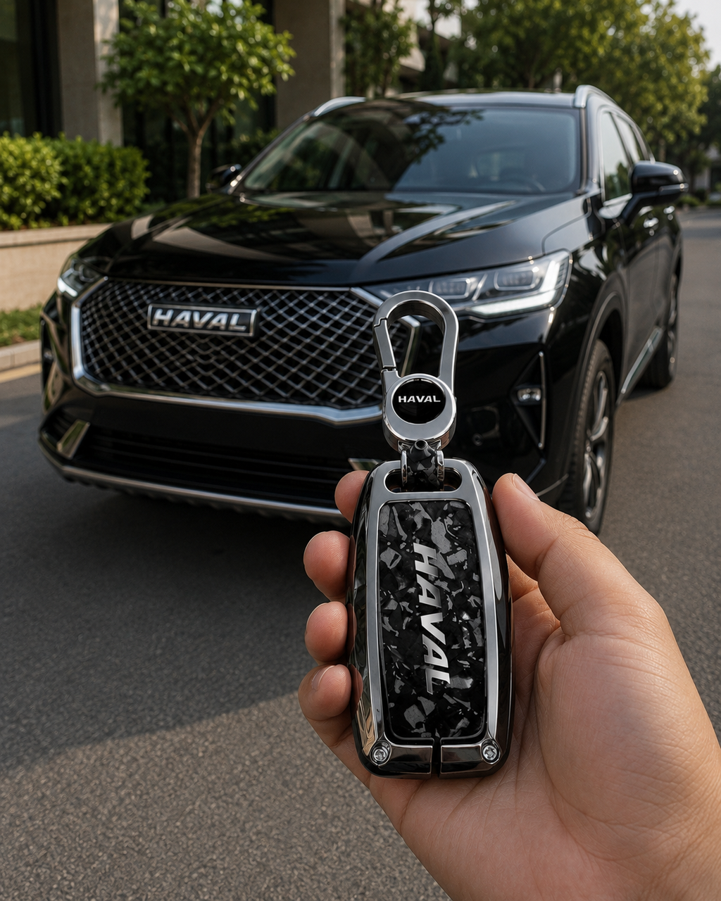 Haval H6 2023 Model Carbonfibre Keycover