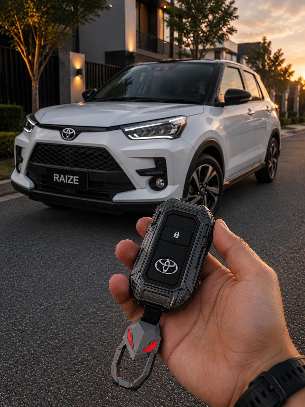 Toyota Raize Batman Style Keycover