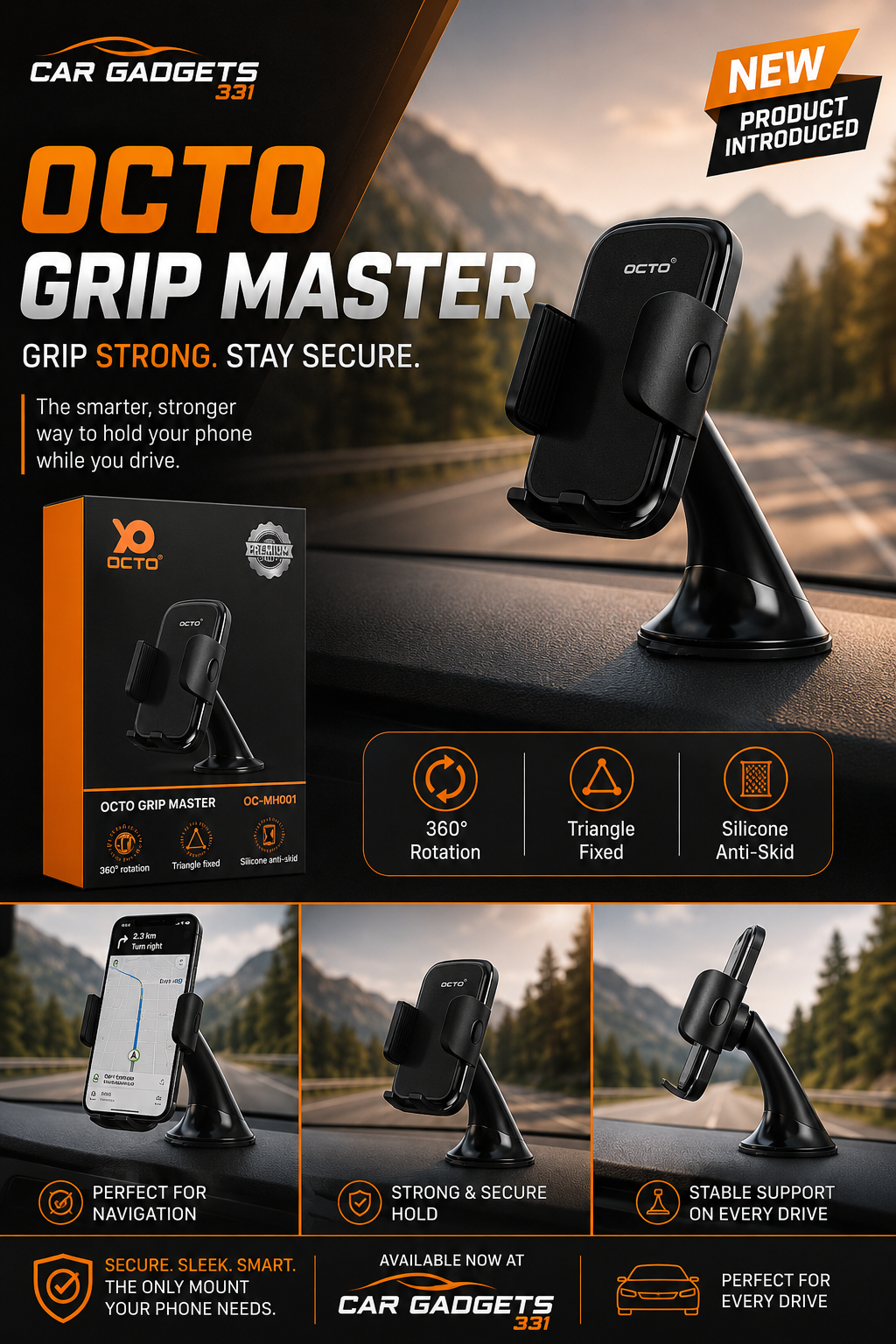 Mobile Holder For Cars (MH001)