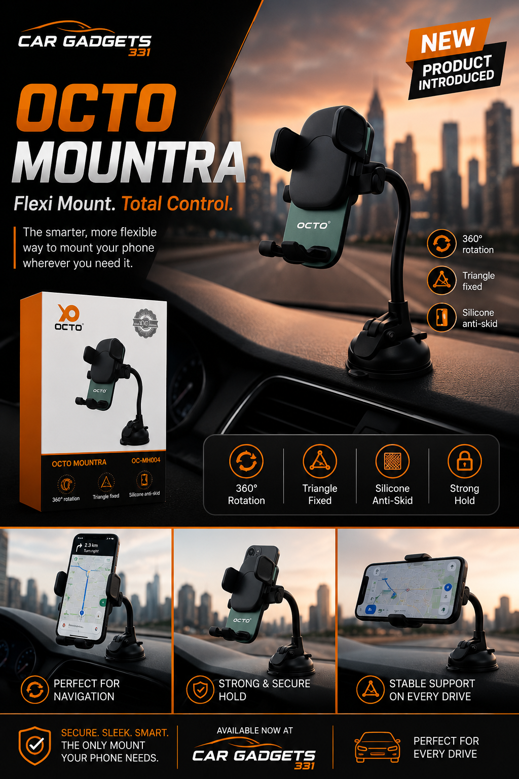 Mobile Holder For Cars (MH004)